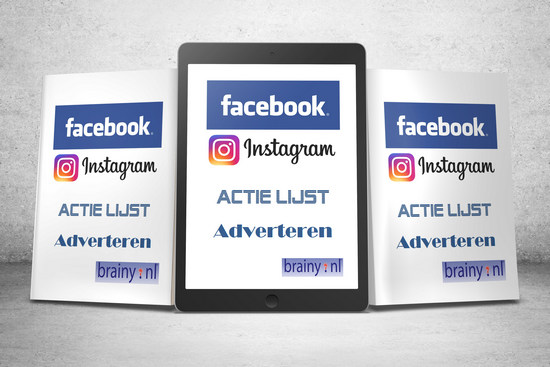 Download gratis het Facebook actie lijst adverteren e-book